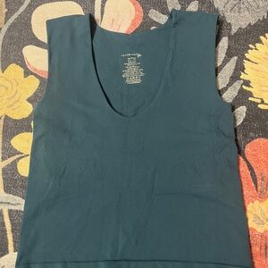 Free People Deep Teal Tank Top